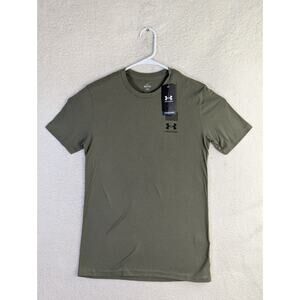 NWT Under Armour Shirt Mens Small Freedom Flag Green 1377074 Loose Fit